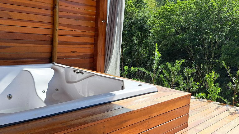 Chalé Aconchegante com Jacuzzi Privativa I