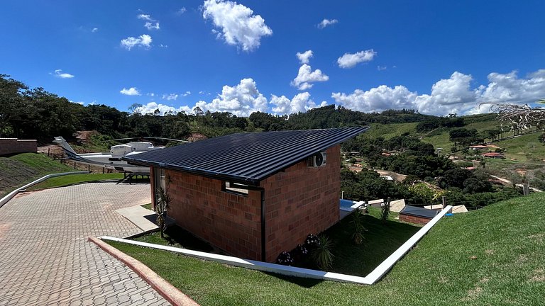 Cabana Romântica no Helicóptero