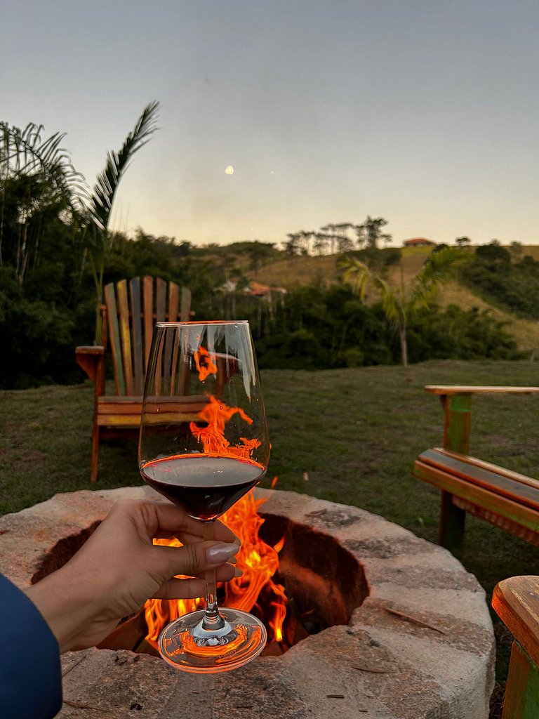 Cabana Romântica no Helicóptero