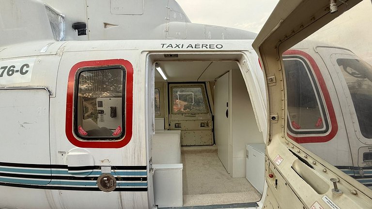 Cabana Romântica no Helicóptero