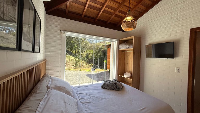 Chalé Aconchegante com Jacuzzi Privativa I